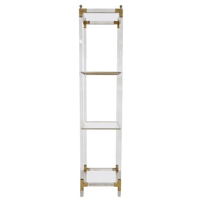 Acrylic store etagere bookcase