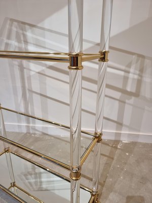 Antique brass hot sale etagere