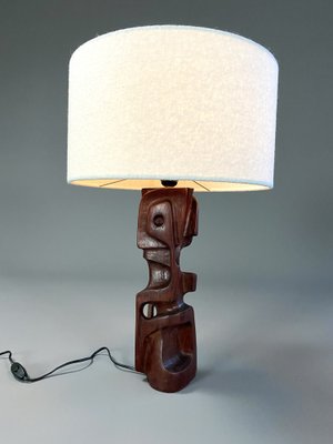 vintage Edison look Table lamp olive wood console lamps