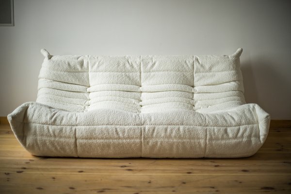White sofa store and chair set