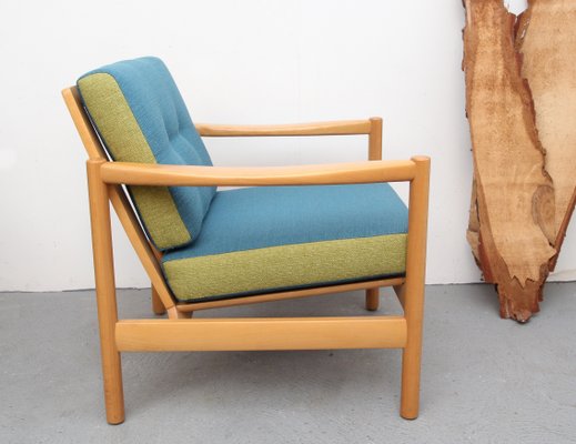 Blue and Apple Green Armchair 1960s