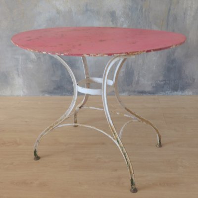 Vintage Metal Garden Table, 1950s for sale at Pamono