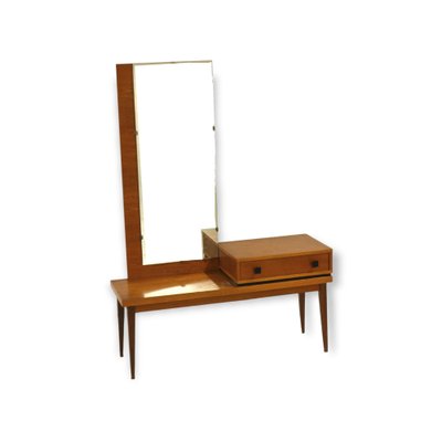 vintage teca con espejo en en