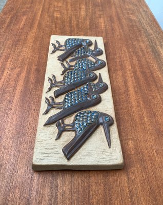 Mid-Century Danish Wall Relief Plate by Marianne Starck for