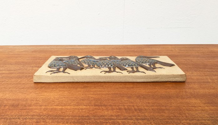 Mid-Century Danish Wall Relief Plate by Marianne Starck for