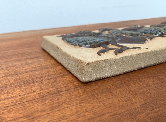 Mid-Century Danish Wall Relief Plate by Marianne Starck for