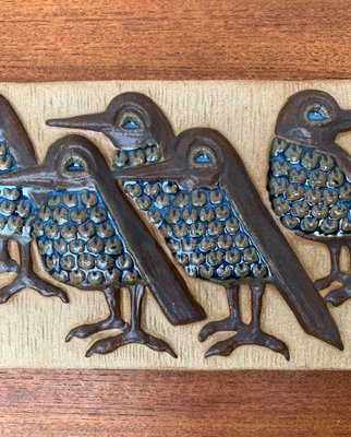 Mid-Century Danish Wall Relief Plate by Marianne Starck for