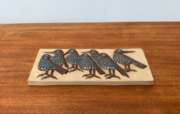 Mid-Century Danish Wall Relief Plate by Marianne Starck for
