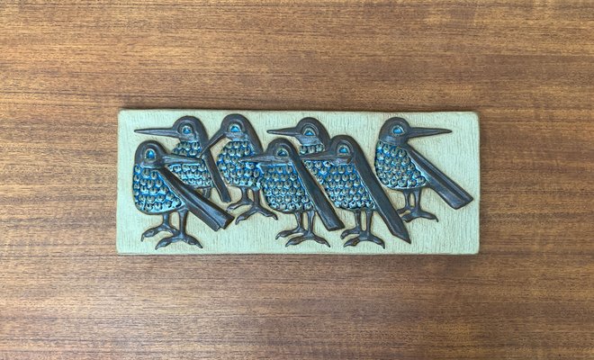 Mid-Century Danish Wall Relief Plate by Marianne Starck for