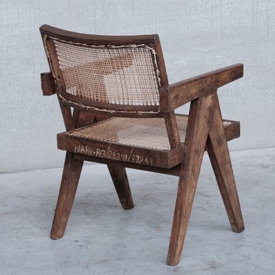 Pierre jeanneret cane chair clearance