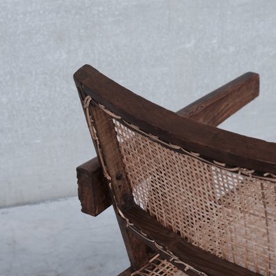 Mid century hand on sale cane jeanneret armchair