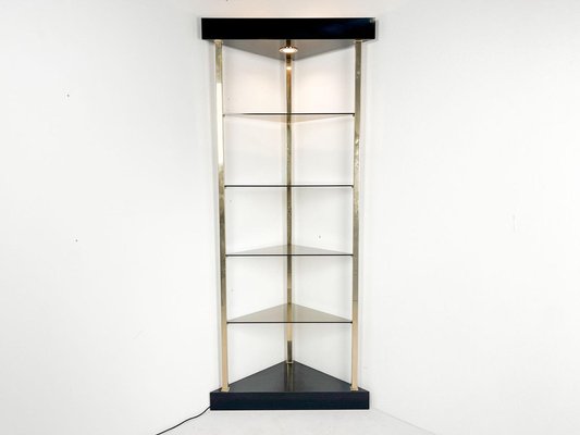 Corner Shelf From Belgo Chrom For, One Shelf Bookcase Black