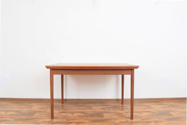 Mid Century Danish Teak Extendable Dining Table 1960s For At Pamono Mid Century Danish Teak Extendable, Vintage Danish Teak Extendable Dining Table