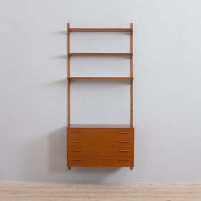 Mid Century Modular Teak Wall Unit With, How To Attach Dresser Wall
