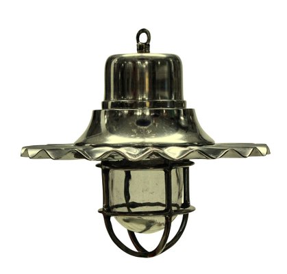 Vintage Nickel Ship Lamps Set Of 4 For, Ship Light Fixture