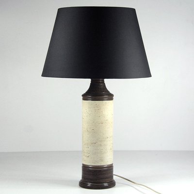 Large Ceramic Table Lamp By Bitossi For, Round Copper Table Lamp