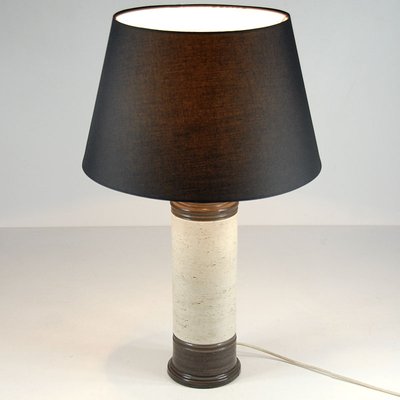 Large Ceramic Table Lamp By Bitossi For, Large Ceramic Table Lamp Black