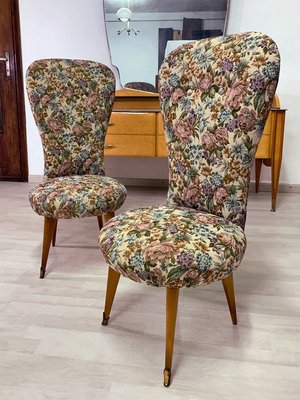 Vintage floral outlet dining chairs