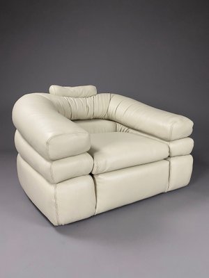 Ivory leather chair sales