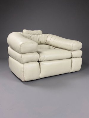 Ivory leather hot sale chair