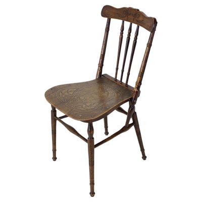 Wooden Chair, Czechoslovakia, 1910s for sale at Pamono