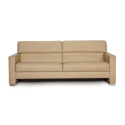 Leather 2 Seater Sofa In Cream By Francis Von Brühl For At Pamono Seater Sofa In Cream By Francis Von, 2 Seater Cream Leather Recliner Sofa