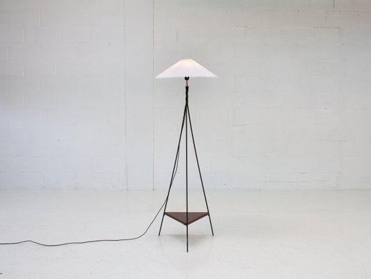 Vintage pleated floor hot sale lamp