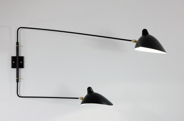 Serge mouille 2 arm hot sale sconce