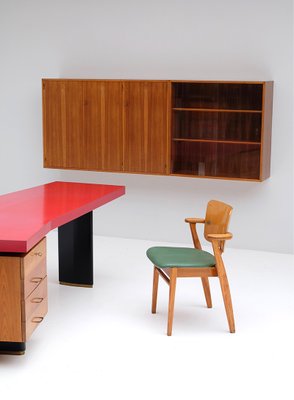 Belgian Wall Hung Office Cabinet By Jos De Mey For Van Den Berghe