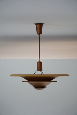 Art Deco Danish a Lamp Uplight Pendant by Louis Poulsen 1930s for