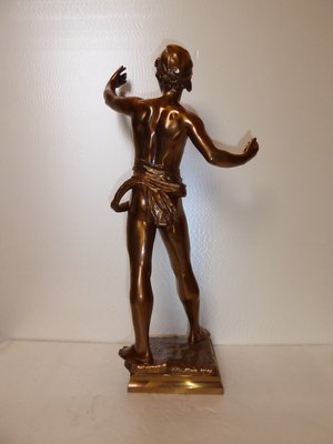 ふるさと納税 Bronze Sculpture, Singer Marioton, Eugene for Pamono at sale 置物