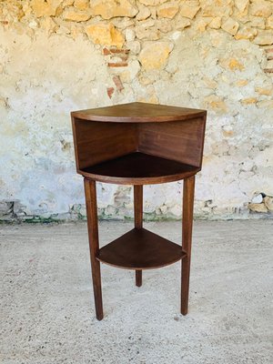 Corner rack side new arrivals table