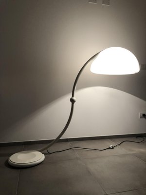 Snake Floor Lamp by Elio Martinelli for Martinelli Luce for