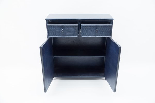 blue rattan dresser Patty White Rattan 6 Drawer Dresser
