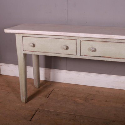 Painted Pine Console Table For At, Antique Pine Console Table