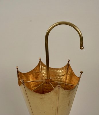 Porte-Parapluie Ovale En Laiton – Design Classique Élégant, 48x29x16 Cm, Bleu, Support Métallique Robuste Pour Entrée Maison Ou Bureau