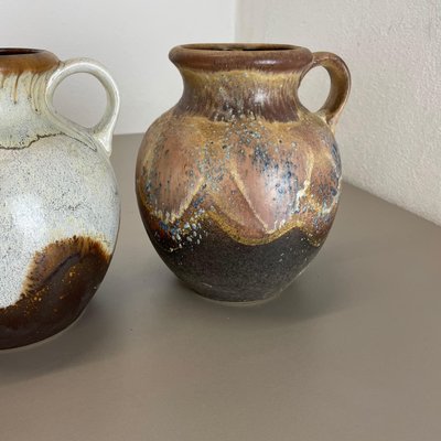 German Ceramic Pottery Lava Vases from Dümler and Breiden, 1960s