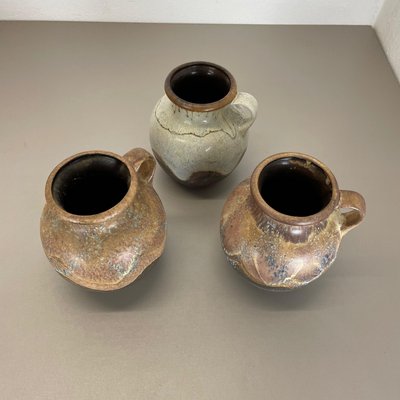 German Ceramic Pottery Lava Vases from Dümler and Breiden, 1960s