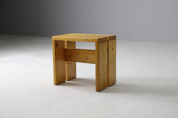 Les Arcs Stool by Charlotte Perriand