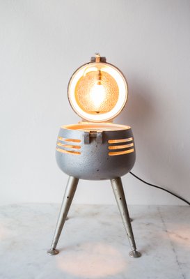 Upcycled lamp hot sale