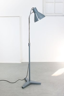 Vintage Industrial Adjustable Gooseneck Floor Lamp 1970s