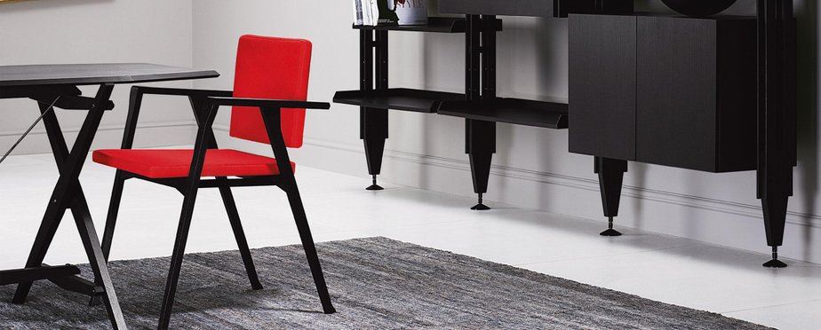 American Walnut and Fabric Luisa Chair by Franco Albini for