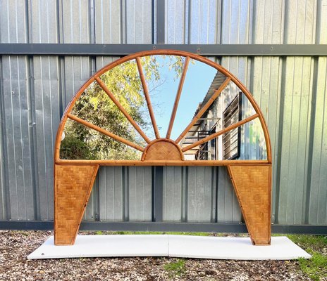 Bamboo store wood headboard