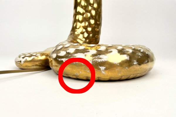 Gold snake lamp deals