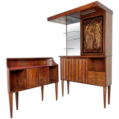 Mid century bar cabinet vintage discount