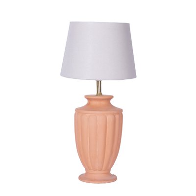 Large Terracotta Table Lamp