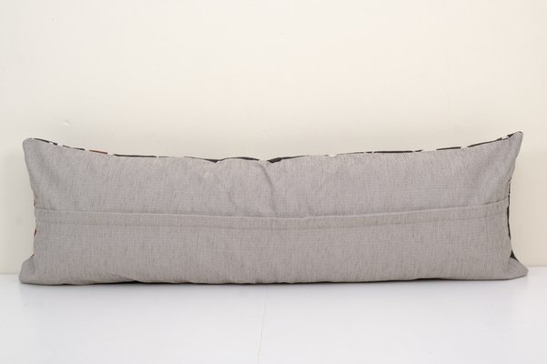 long gray pillow