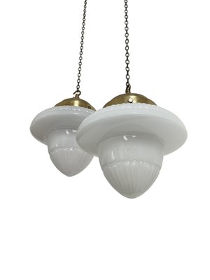 Vintage Milk White Opaline Glass 