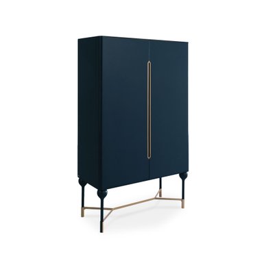 Blue liquor cabinet discount