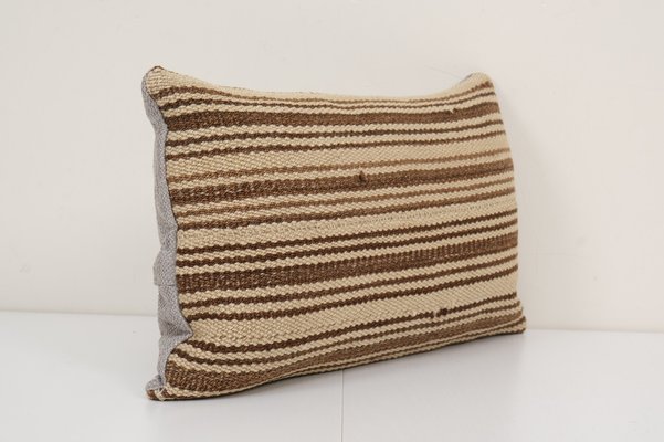 Wool Bench Cushion Cover 8 x 44 Ethnic Turkish Lumbar Wool Rug Pillow Anatolian Oushak Carpet Bedding Cushion Cover